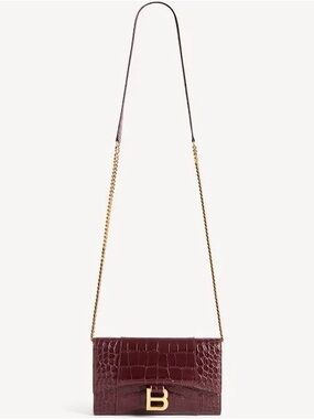 Balenciaga Hourglass Chain Wallet
